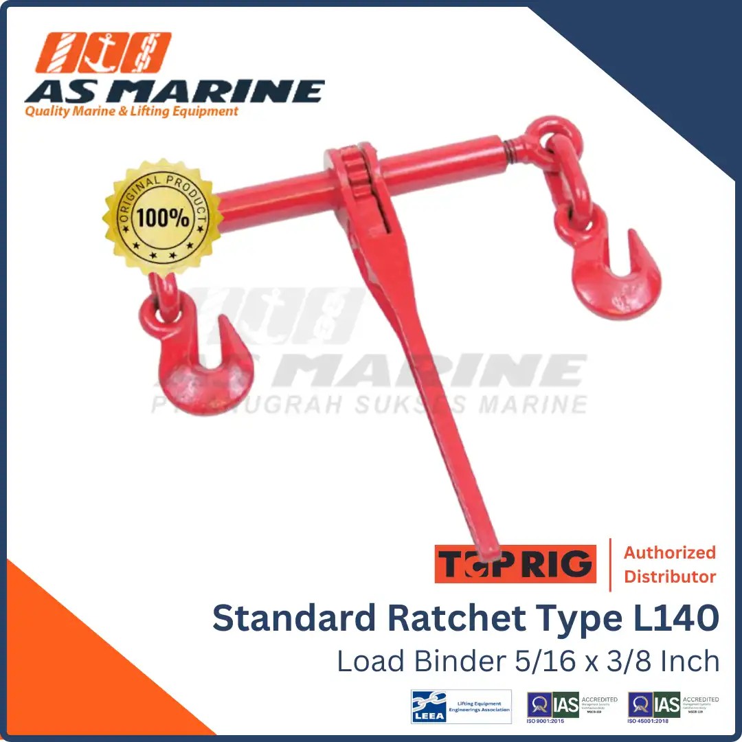 Toprig Load Binder Ratchet Type L140 5/16 x 3/8 Inch